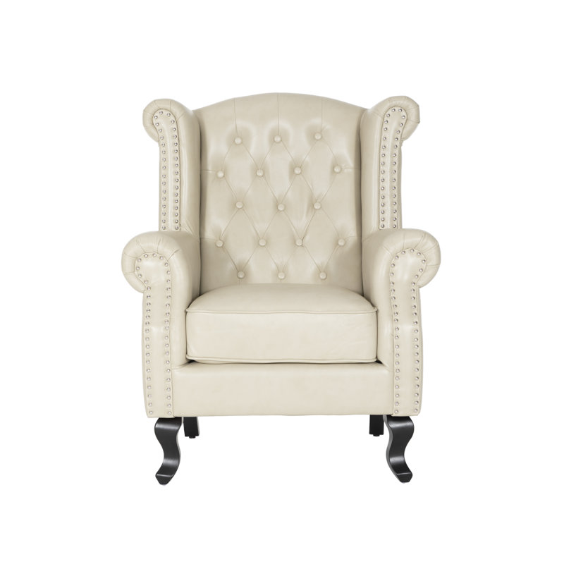 Panavista Wingback Chair, Cream