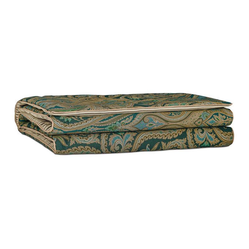 Lorenzo Paisley Bed Scarf, 25" H x 105" W