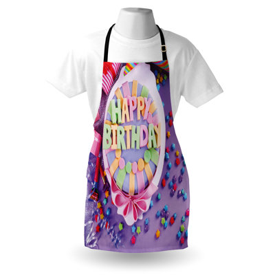 Birthday No Pattern Bib Apron