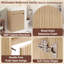 Single Bathroom Vanity with Resin Top-659628627