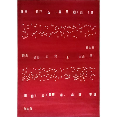 Tapis rouge à motif Sud-Ouest Latisha