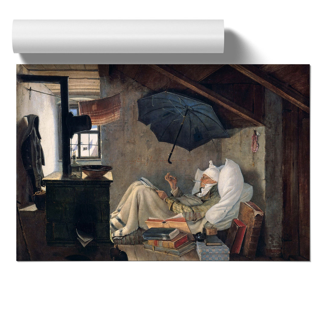 The Poor Poet by Carl Spitzweg - Frameless Print