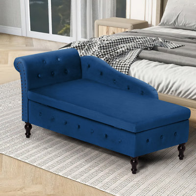 Hayliegh Velvet Chaise Lounge