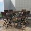 Amesville Patio Dining Set with Rectangular Table-1459303619
