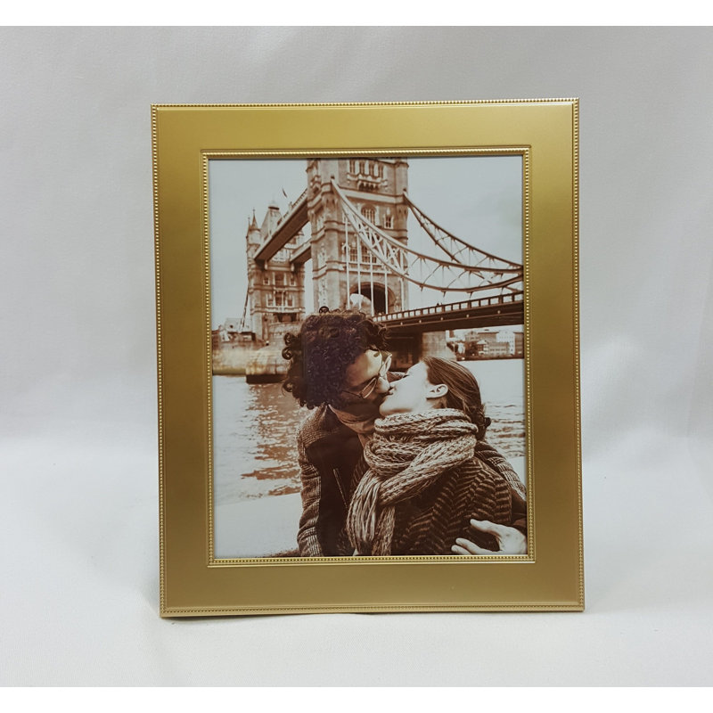 Cadre photo à motif de perles Lockheart, 8 po x 10 po