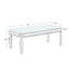 Table basse à miroir avec cadre sculpté rétro et plateau en verre
