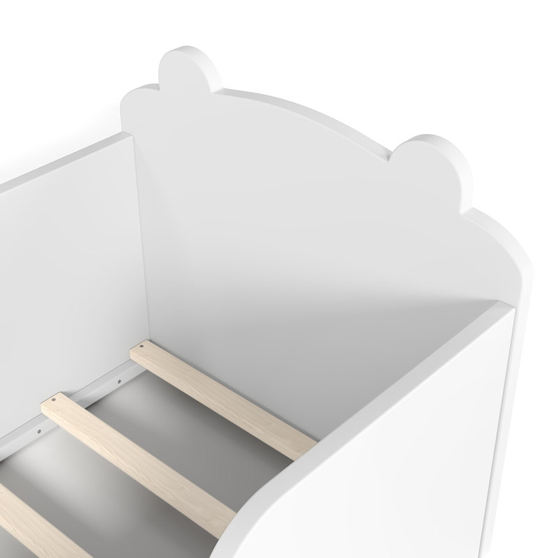 Base de lit pour tout-petit, Blanc