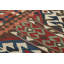 Vintage  Bidjar Kilim, Tribal Geometric In Red, Navy, And Ivory - Rug & Kilim