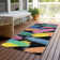 Machine Washable Indoor/Outdoor Cinead ACN1696 Black Rug