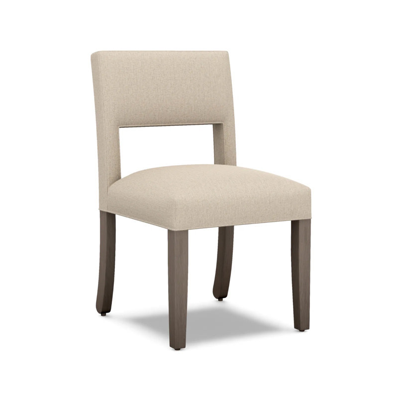 Custom 19" Dining Chair, Beige, Gray