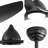 52 Inch Ceiling Fan With Light And 6-Speed Remote Control 3 ABS Fan Blades Black For Bredoom Patio-736416631