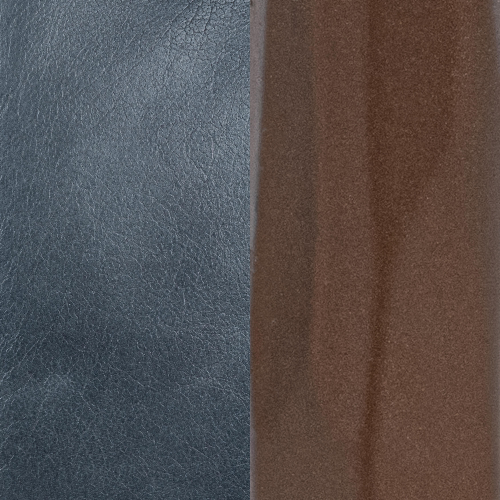 Mayer Leather Side Chair, Blue