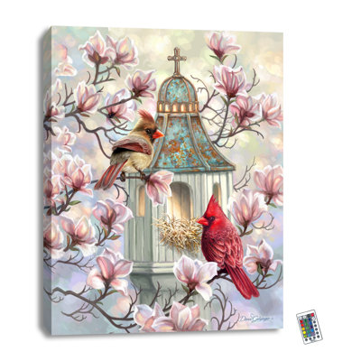 Spring Morning 18x24 Fully Illuminated Colour Change LED Print