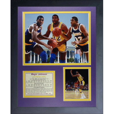 Magic Johnson Framed Memorabilia