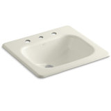 Tahoe Metal Rectangular Drop-In Bathroom Sink with Overflow