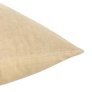 Paloma Hemp Fabric Ochre Amber Standard Sham, King, Yellow