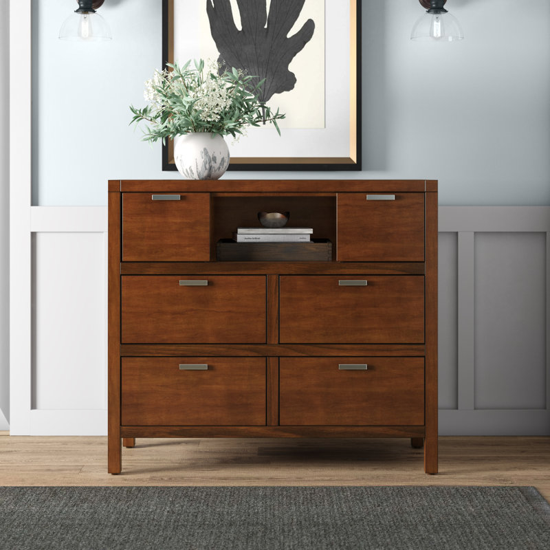 Commode média Milburn Carmel, Cappuccino