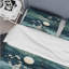 Ensemble de housse de couette White And Blue Calm Costal Reflections - Floral-1436053239