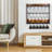 Trinh Wall - Mounted 3 - Tier Mug & Key Organizer Rack with 15 Hooks