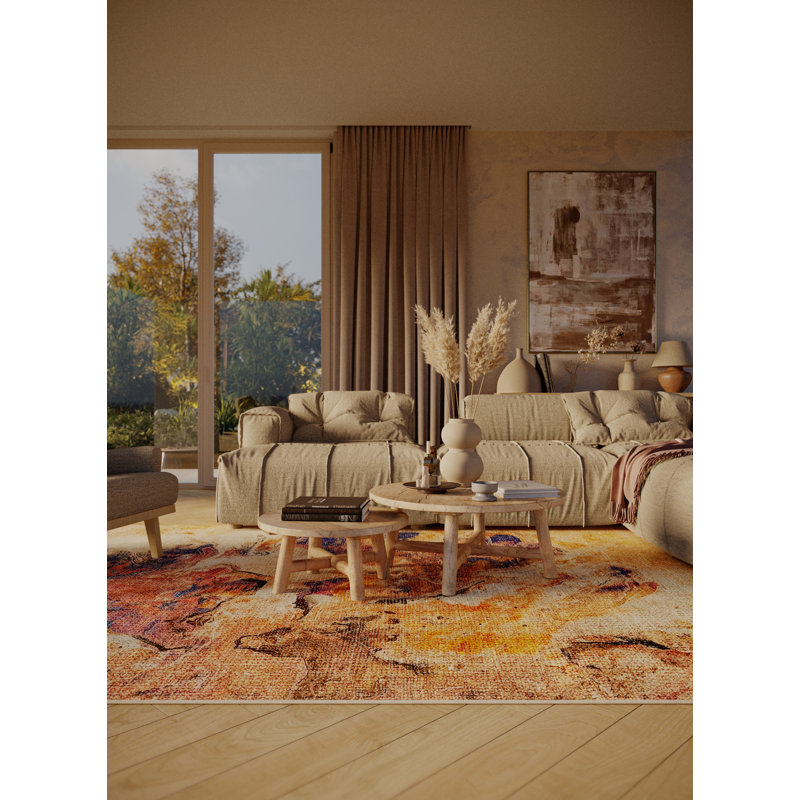 Tapis Agrima avec envers antidérapant, Rectangle 4 pi x 6 pi