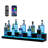 LED Lighted Liquor Bottle Display Bar Shelf RF & App Control 40" 2-Step