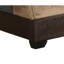 Lit simple en similicuir - G1800 dans la taille de paquet 44, beige avec la couverture 83,3 largeur