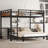 Versatile Separable Metal Bunk Bed with Safety Fence
