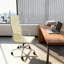 Chaise de bureau avec structure et base en aluminium, chaise de salle de conférence pivotante