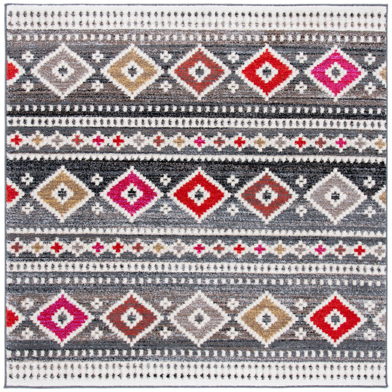 Adirondack Performance Southwestern Rug, Square 6'