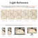 Machine Washable Oriental Area Rug For Living Room With Non-Slip Backing
