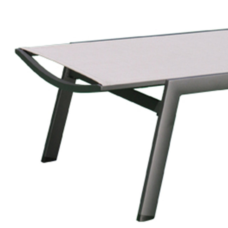 Outdoor Chaise Lounge Set with Table