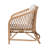 Triston Upholstered Rattan Armchair