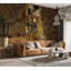 Murale abstraite pelez et collez - Klimt Golden Kiss-1108733493