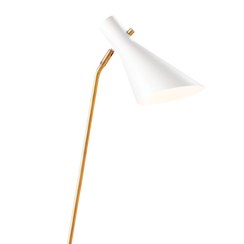 Spyder Task Floor Lamp, White