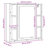 vidaXL Bathroom Mirror Cabinet-605687249