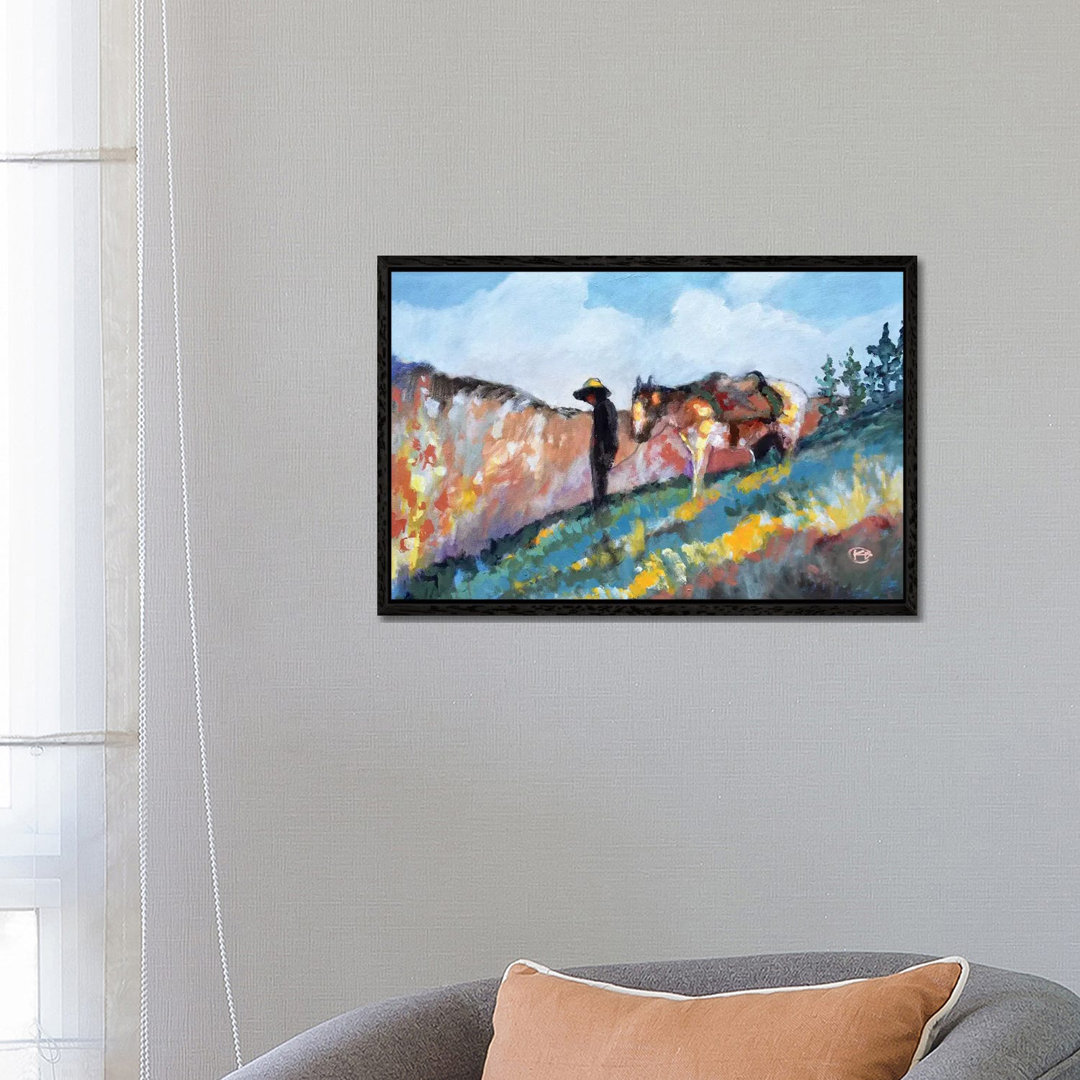 Looking Toward The Canyon von Kip Decker - Floater Frame Gallery-Wrapped Canvas Giclée on Canvas