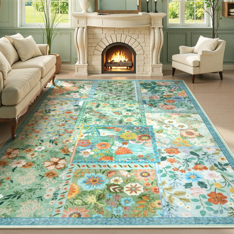 Tapis lavables à la machine Kaldi pour le bureau de la salle à manger, grand tapis pour chambre d'enfant