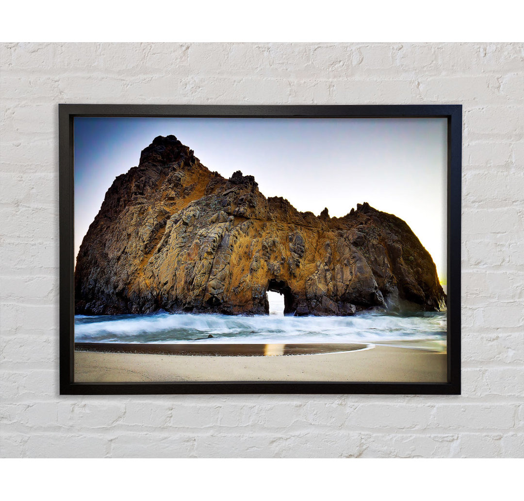 Pfeiffer Beach Gerahmter Druck Wandkunst