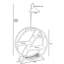 Lampe sur pied Luro Elegant Hauteur totale: 65,0 pouces | Douille E27, 60 W maximum | Finition élégante en noyer, parfaite pour le salon et le coin lecture
