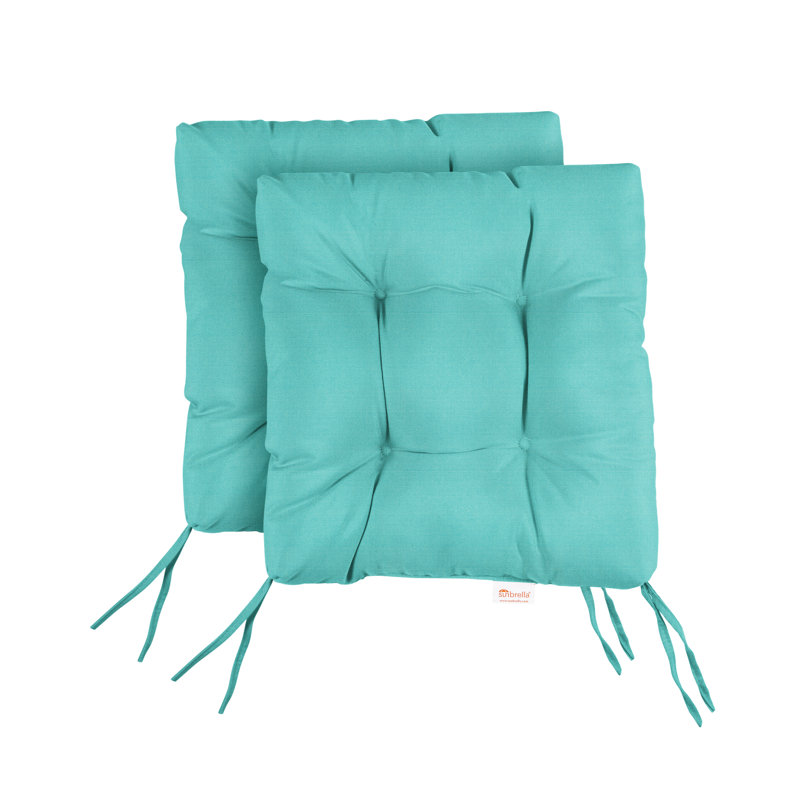 Coussin de siège d'extérieur, L 16 po x P 16 po, Toile Sunbrella® Aruba