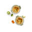 Lékué Air Fryer Glass Mini Cups, Set Of 4 