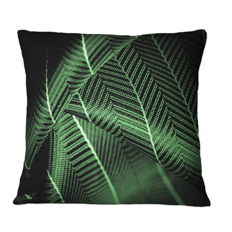 Tissu en soie vert foncé avec une fine rayure blanche à motif I, 16 po x 16 po