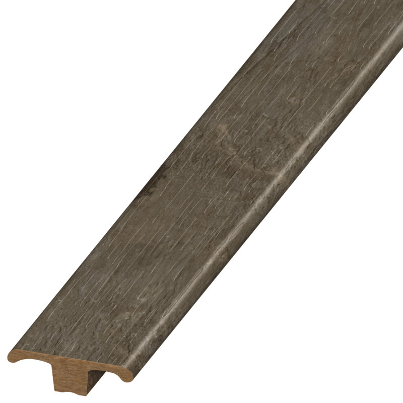 Moulure en T d'ingénierie en bois d'ingénierie de 0,5 po d'épaisseur x 1,59 po de largeur x 94 po de longueur, Iron Hill