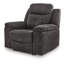 Fauteuil inclinable manuel avec éclairage DEL Beso Zero, gris anthracite