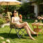Chaise de camping inclinable réglable à 5 positions avec sac de transport-1434276898