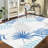 Leaf Machine Washable Rug for Living Room Bedroom Floral Non-Slip Area Rugs Plant Foldable Rugs for Playroom Office Kitchen Dinning Room Entryway-1353786646