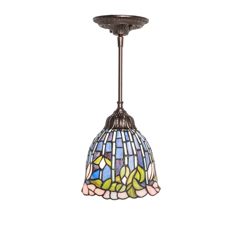Mini-luminaire suspendu Tiffany 8 po Amyrion