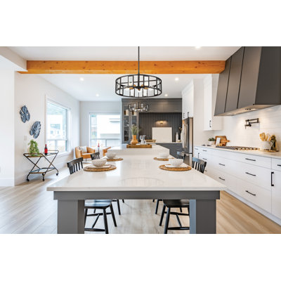 Alliona 5 - Light Dimmable Drum Chandelier