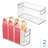 iDesign Plastic Stackable Pantry Bin with Handles - Set of 2 - Clear-108713682