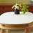 Creative Design Double-Layer Oval Writing Desk